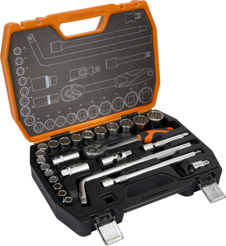 Dr. socket 1/2" set 26pcs