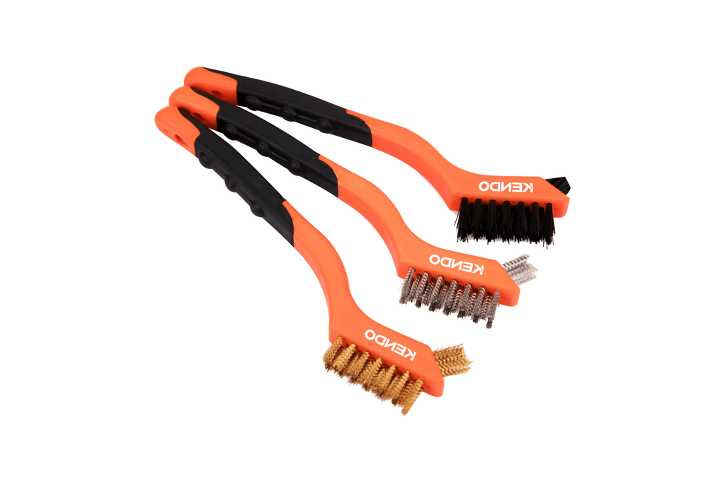 Jeu de brosses metallique mini - 3pcs