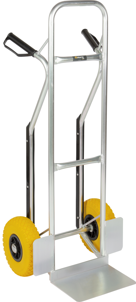 Steekwagen alu 150kg vol wiel