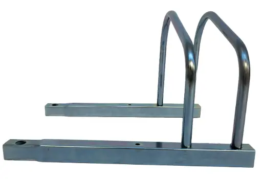 Extension for galvanized or black bike racks