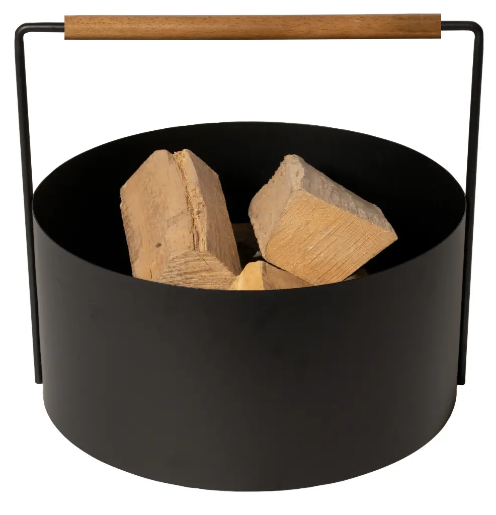 Steel log basket