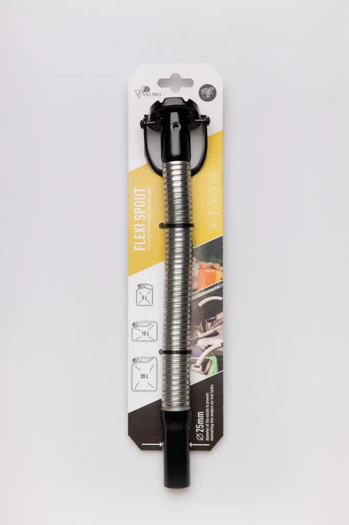 Bec verseur avec tube métallique flexible pour diesel