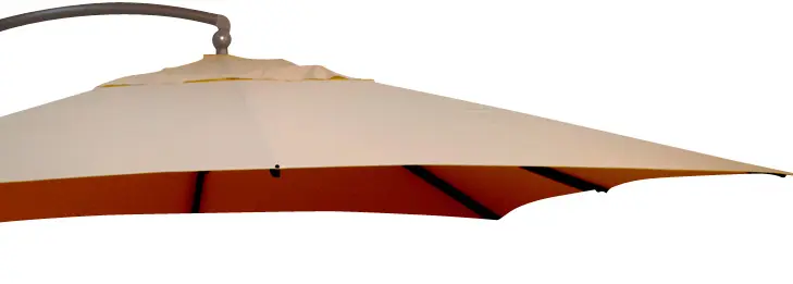 Parasol canopy oval Olefin