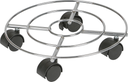 Plantenroller chroom