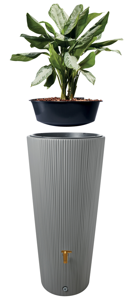2-in-1 Linus regenton met plantenbak