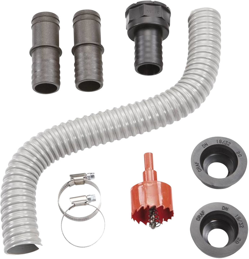 Kit de raccordement tonneaux de pluie Garantia