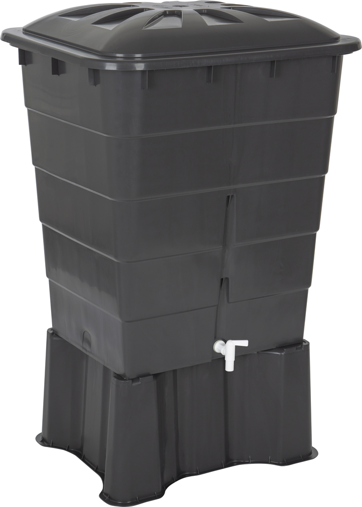 Rectangular rain barrel