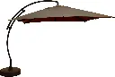 Parasol square Olefin 320 + base