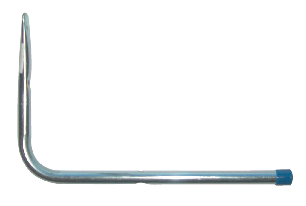  Straight galvanised hook