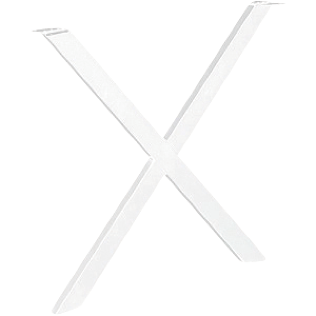 Pied de table modele en x 