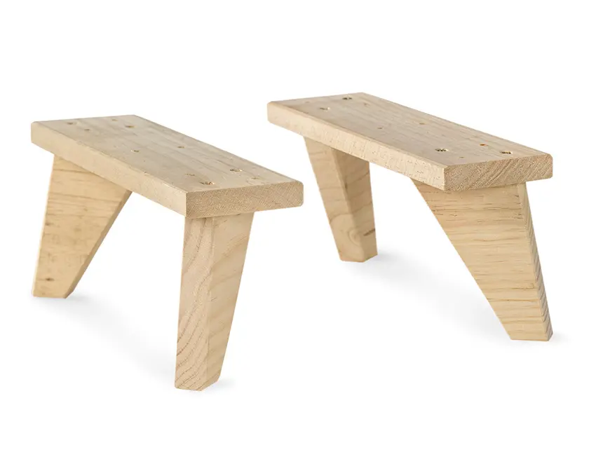 Set van 2 voeten den