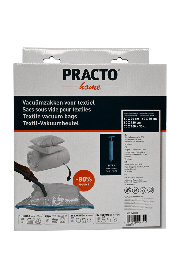 Vacuum Opbergzakken - 13 stuks