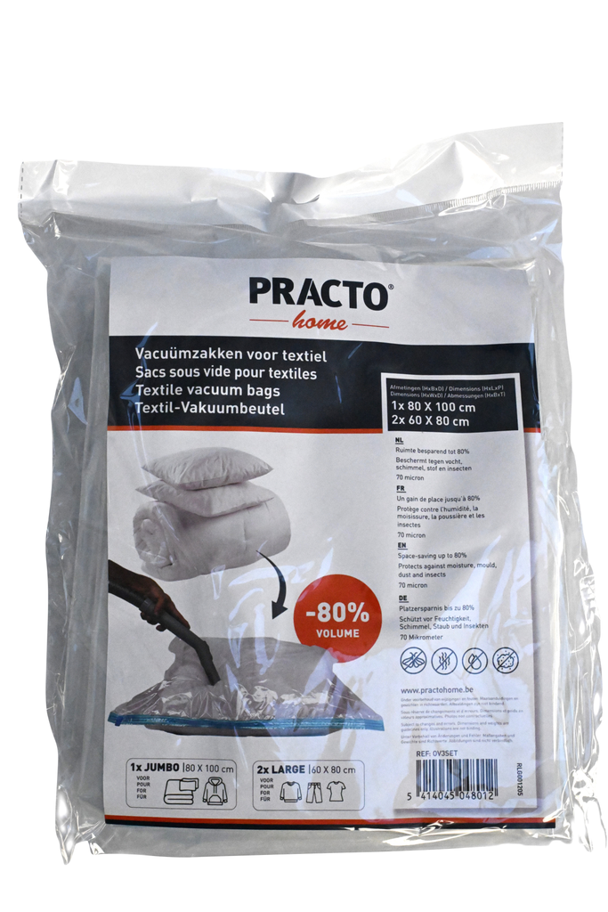 Sacs de stockage sous vide