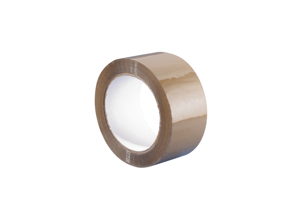 Roll of brown adhesive tape