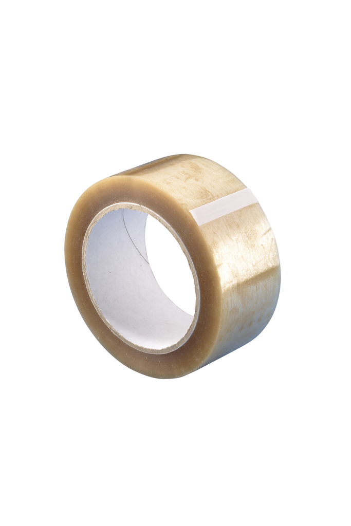 Roll of transparent adhesive tape