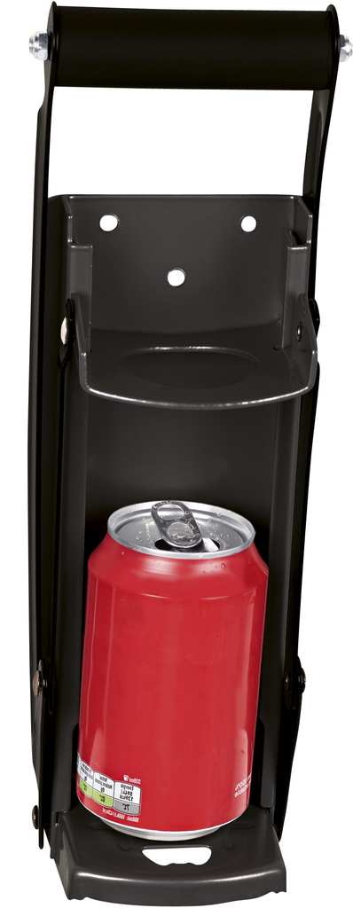 2-en-1 presse canette-bouteille