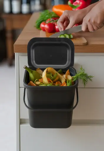 Kitchen compost bin