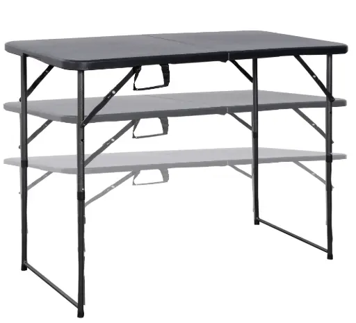 [Q610N] Height adjustable foldable table  