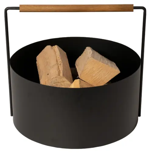 [W505] Steel log basket 