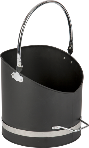 [W404] Seau à pellets chromé 