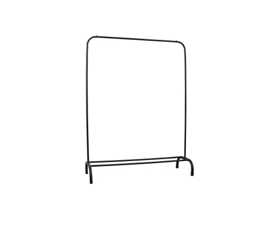Tringle noir mat - simple 
