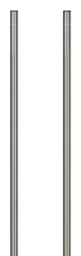 [B580] Piquet de support inox 